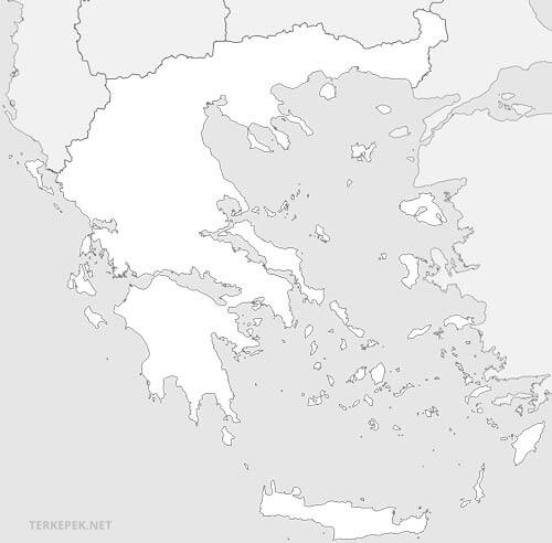 Görögország vaktérkép